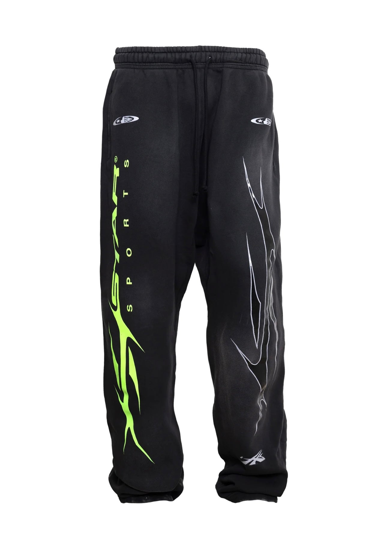 Hellstar P2P Sports Sweatpants Black/Green
