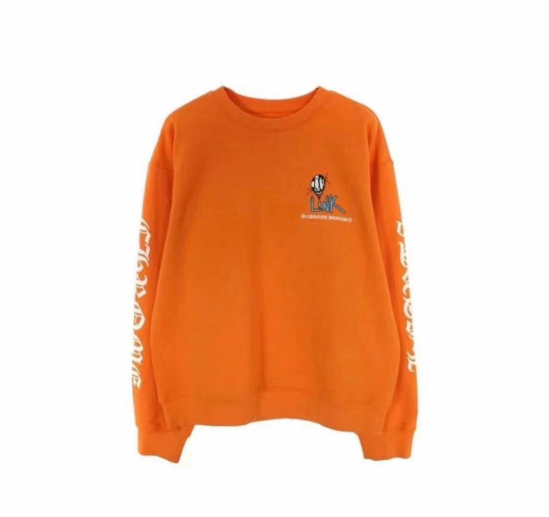 Chrome Hearts Matty Boy Boy Link & Build Crewneck Orange (PREOWNED)