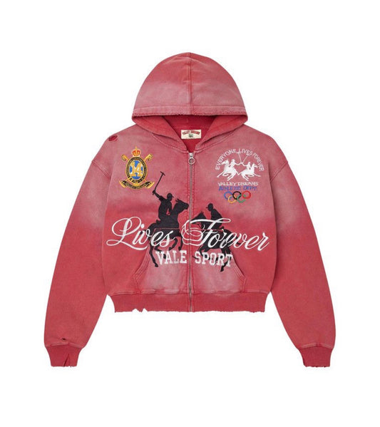 Vale Forever Rockefeller Zip-Up Red