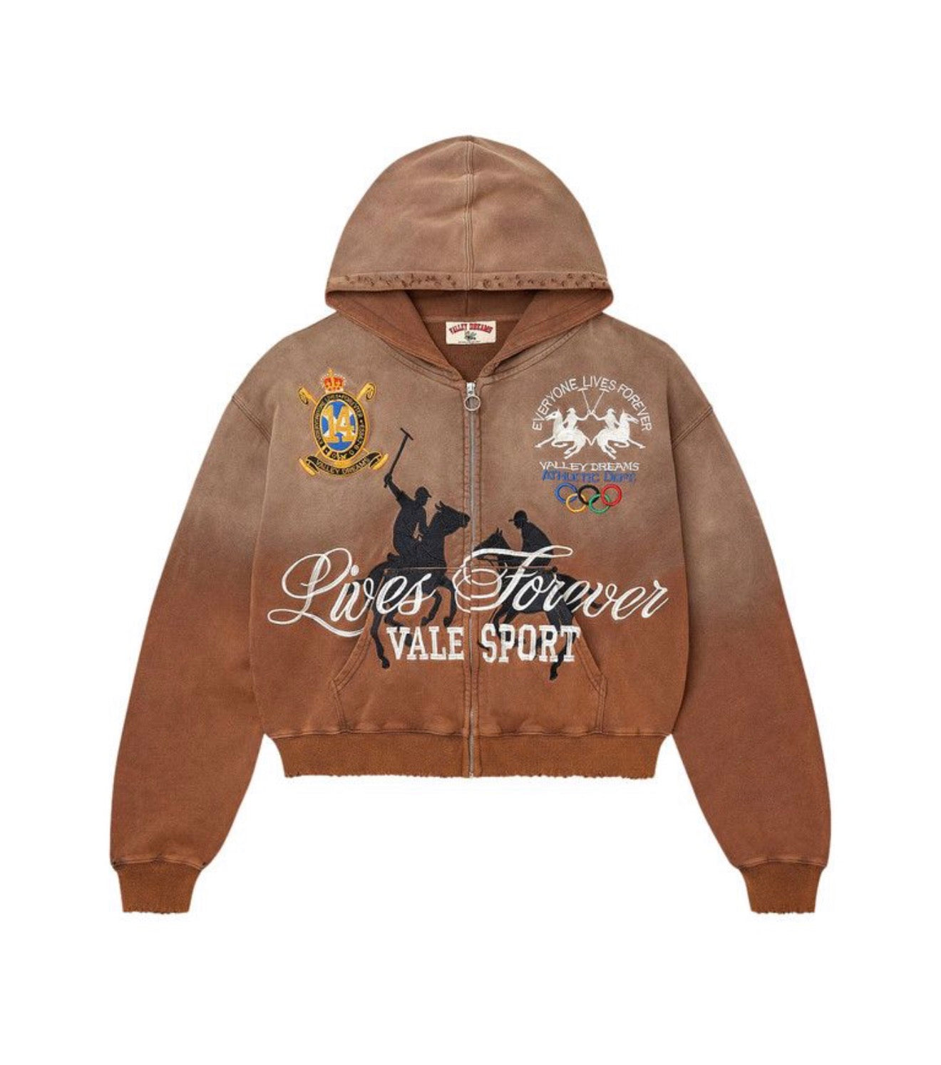 Vale Forever Vanderbilt Zip-Up Brown