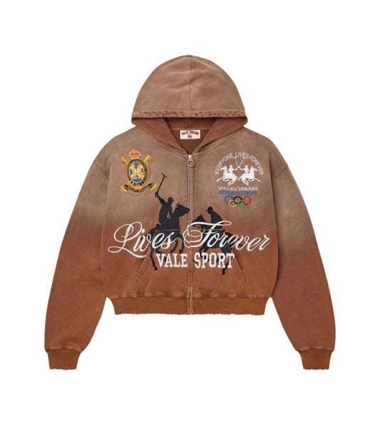 Vale Forever Vanderbilt Zip-Up Brown