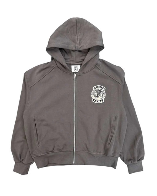 Saint Vanity Uniform Zip-Up Grey