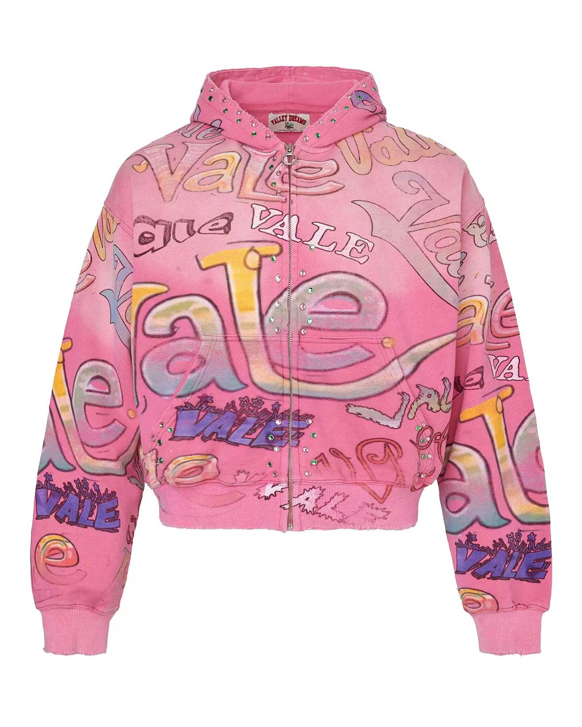 Vale Forever Bubblegum Zip-Up Pink