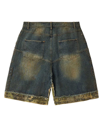 Vale Forever Double Jean Shorts Blue