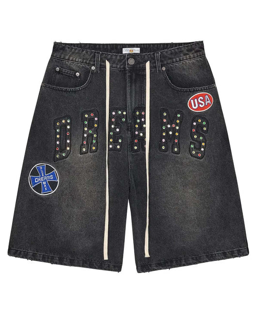 Vale Forever Dream Jean Shorts Black