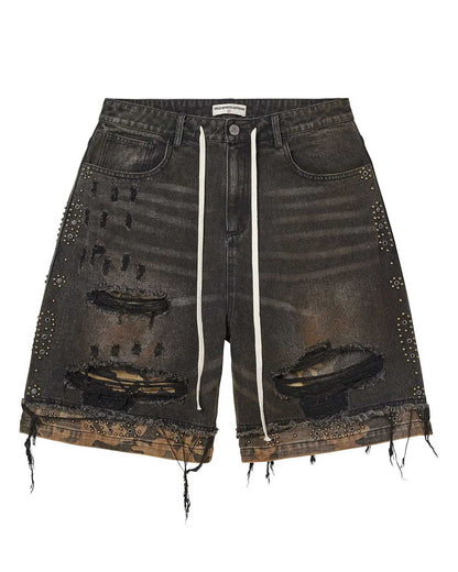 Vale Forever Double Jean Shorts Black