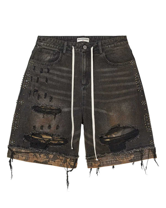 Vale Forever Double Jean Shorts Black