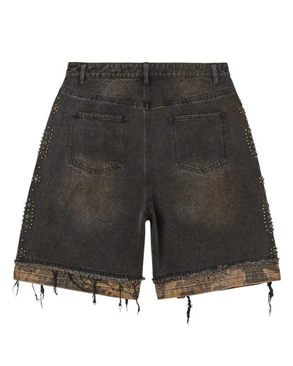 Vale Forever Double Jean Shorts Black