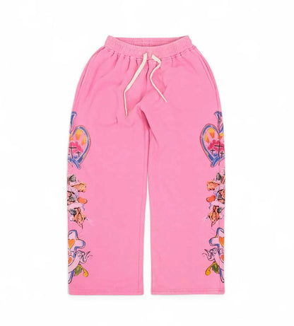 Righteous Risen King Cropped Sweatsuit Pink