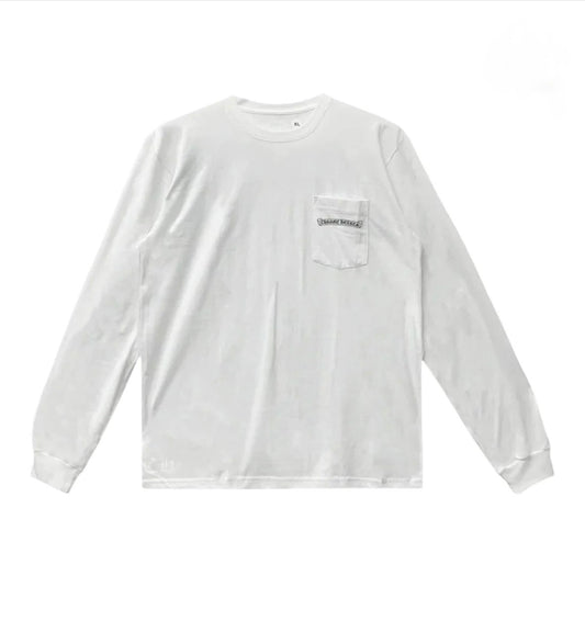 Chrome Hearts Scroll U.S.A Long Sleeve White