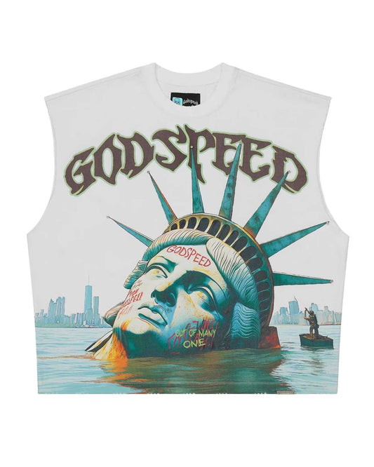 Godspeed Sunken Liberty Sleeveless White