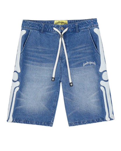 Godspeed Femur Jean Shorts Blue