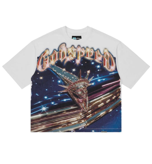 Godspeed Liberty Cruiser T-Shirt White