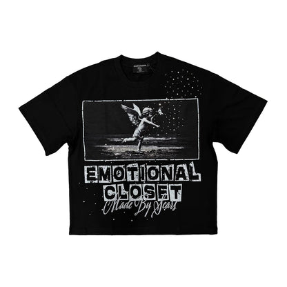 Mixed Emotion Scar T-Shirt Black