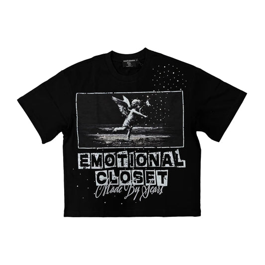 Mixed Emotion Scar T-Shirt Black