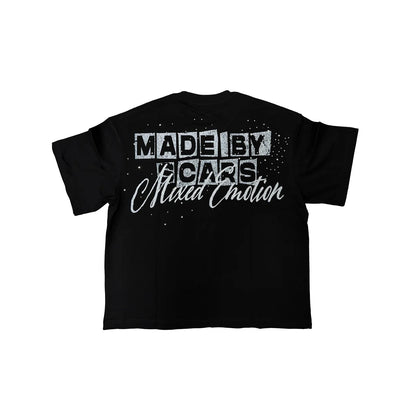 Mixed Emotion Scar T-Shirt Black
