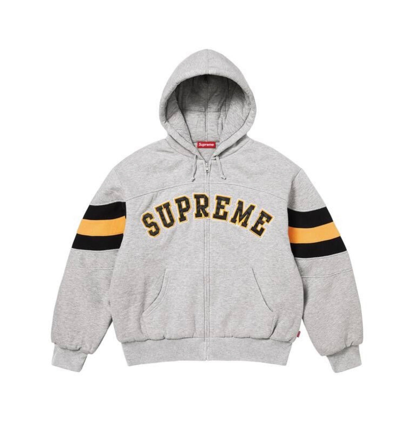 Supreme Filled Puffy Zip-Up Heather Grey