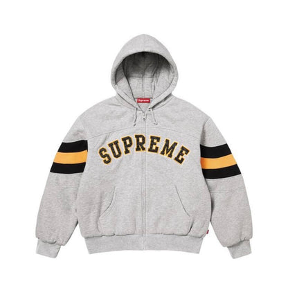 Supreme Filled Puffy Zip-Up Heather Grey