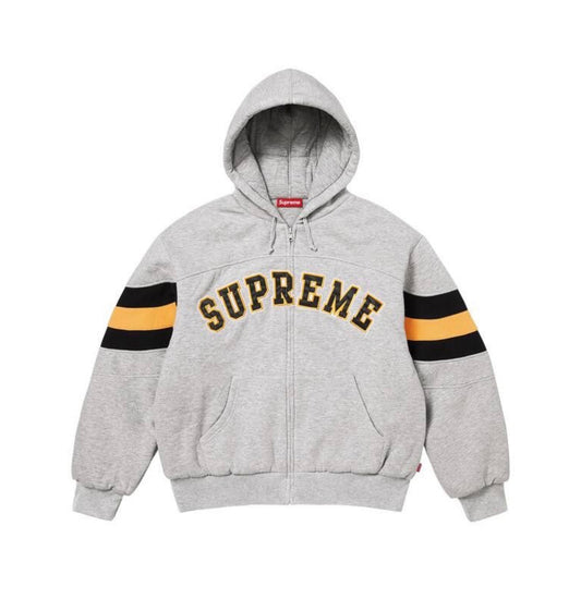 Supreme Filled Puffy Zip-Up Heather Grey