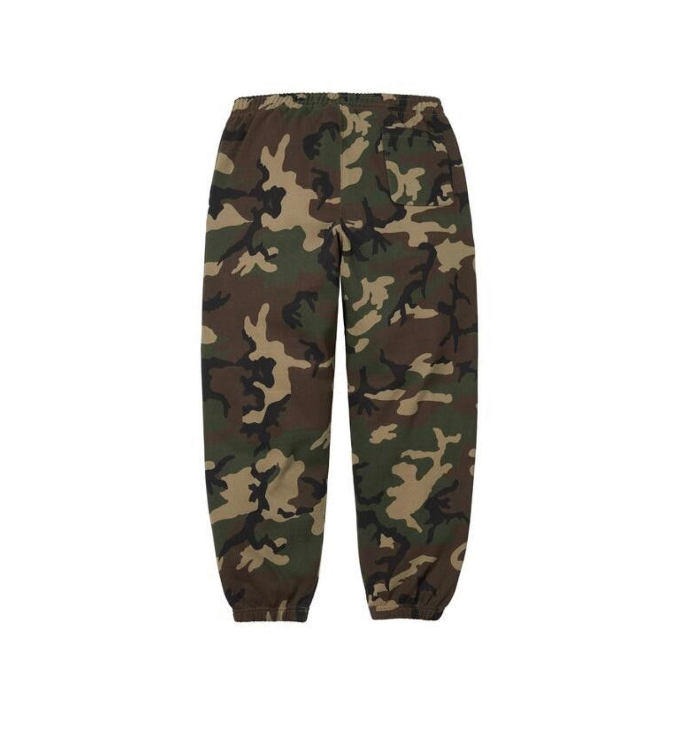 Supreme Satin Applique Sweatpants Woodland Camo