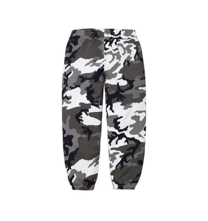 Supreme Satin Applique Sweatpants Snow Camo