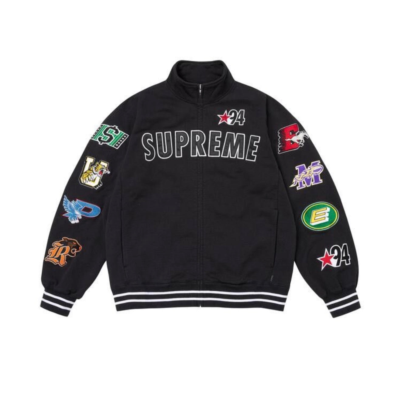Supreme Mascots Zip-Up Black