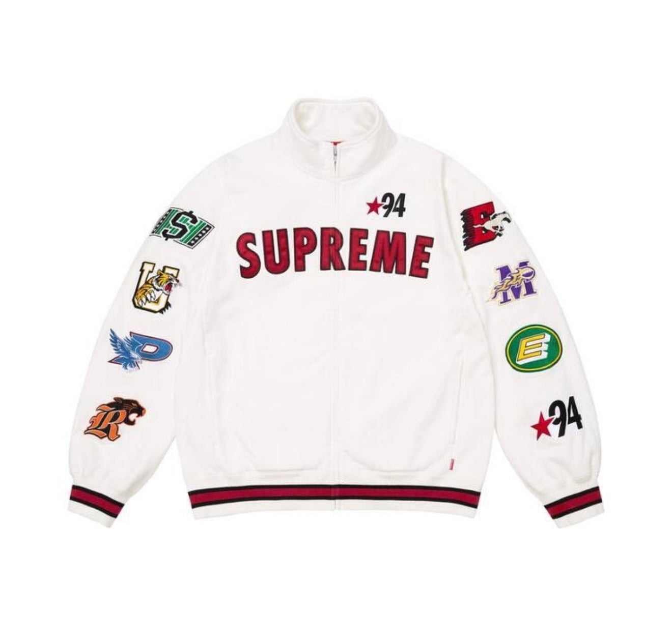 Supreme Mascots Zip-Up White