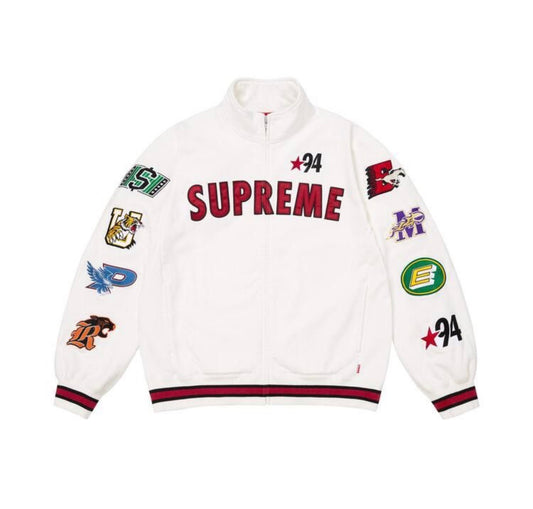 Supreme Mascots Zip-Up White
