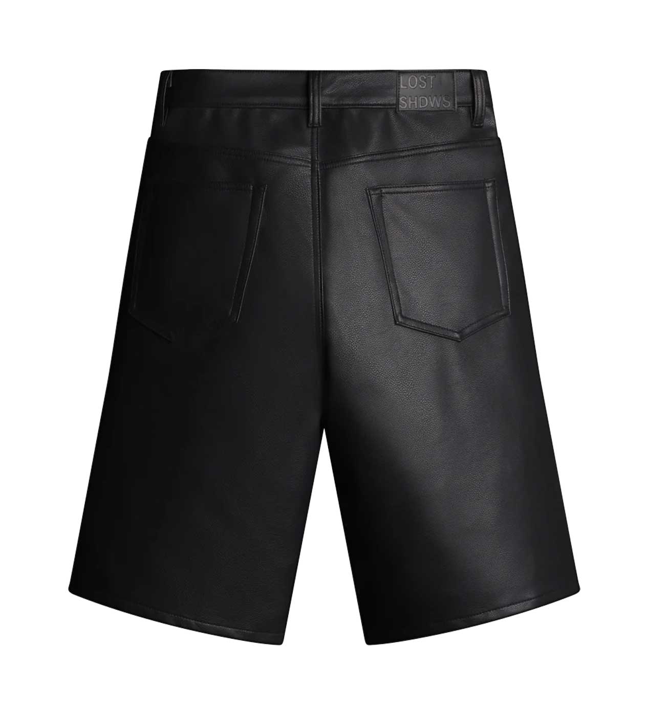 Lost Shadows Leather Shorts Black/Red