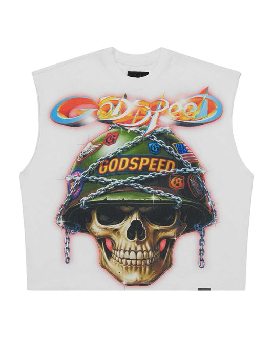 Godspeed Badges Of Honor Sleeveless White