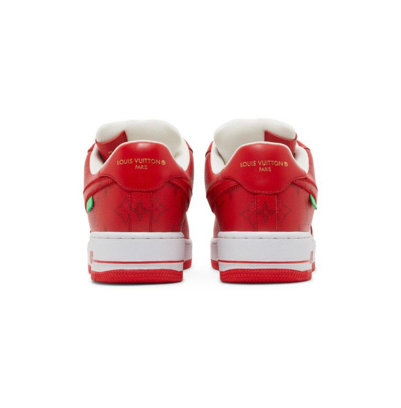 Louis Vuitton x Air Force 1 White Comet Red