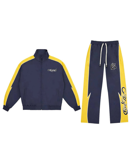 Godspeed GT Track Suit Navy/Yellow