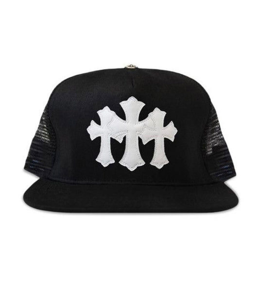 Chrome Hearts Cemetery Trucker Hat Black