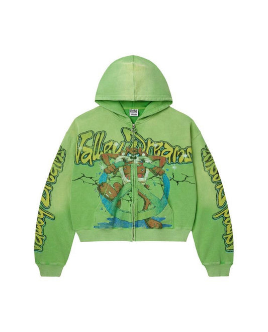 Vale Forever Taz Zip-Up Lime