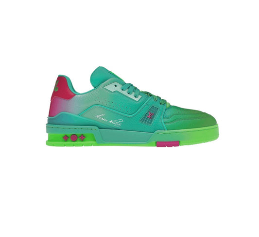Louis Vuitton Trainer Green Ombre
