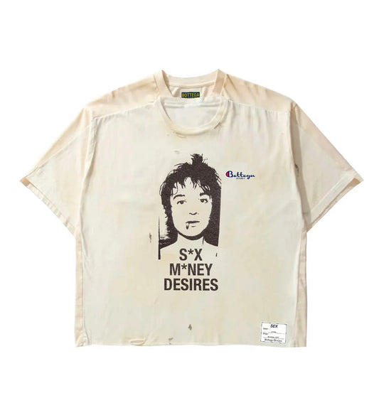 Bottega Desires Sex Sells T-Shirt Cream