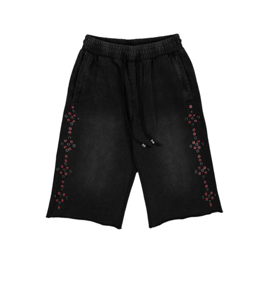 Commons Rivet Shorts Black/Red