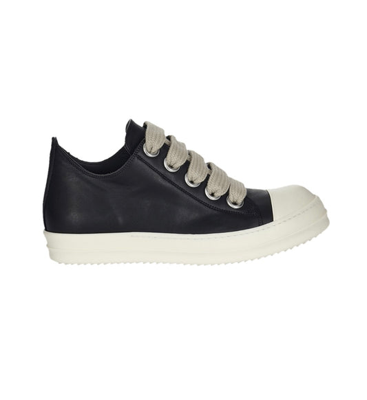 Rick Owens Concordians Jumbo Lace Low Leather Black Milk