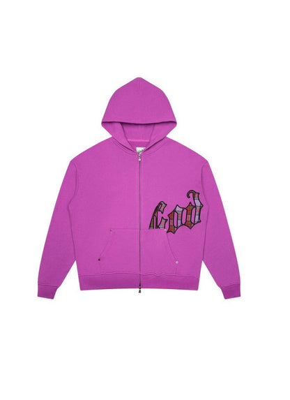 Godspeed OG Logo Sweatsuit Pink Plaid