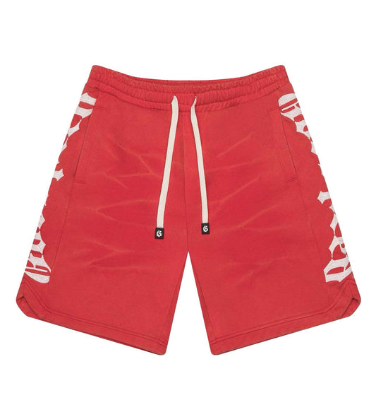 Godspeed Courtside Shorts Red Tie Dye