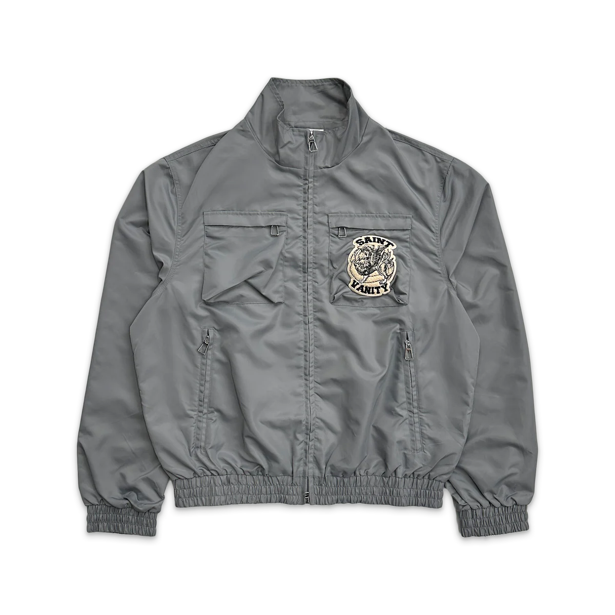 Saint Vanity Cargo Nylon Jacket Grey