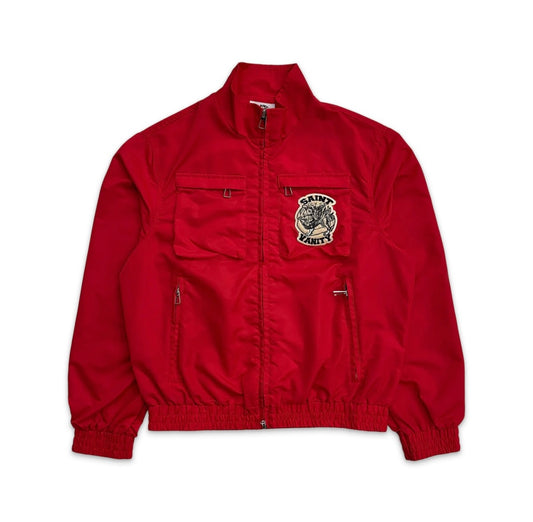 Saint Vanity Cargo Nylon Jacket Red