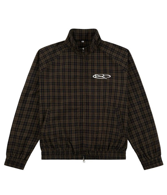Boredom Kills Lounge Plaid Track Jacket Black