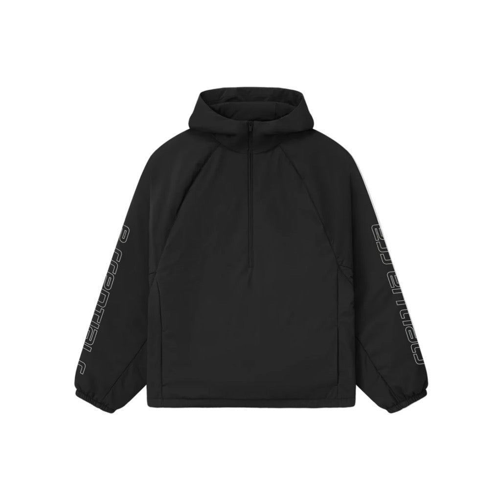Essentials Tech Nylon Anorak Half-Zip Vintage Black