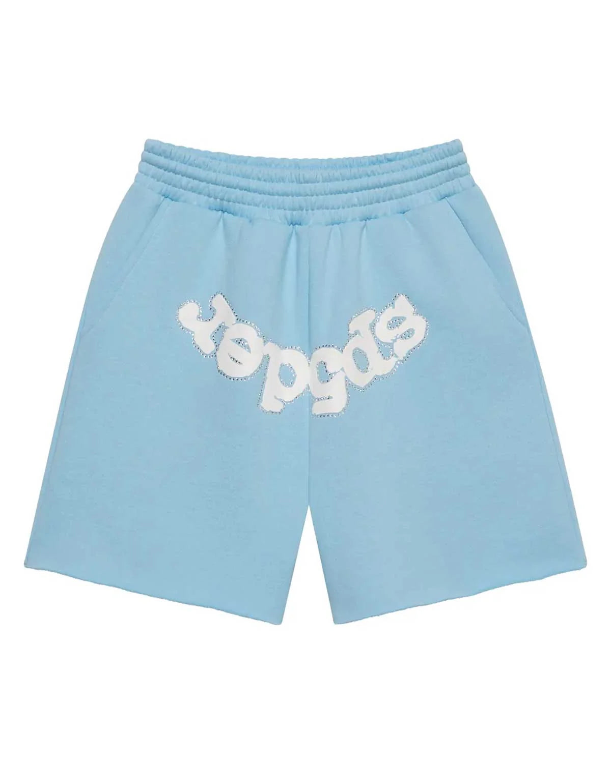 Sp5der OG Web Shorts Sky Blue