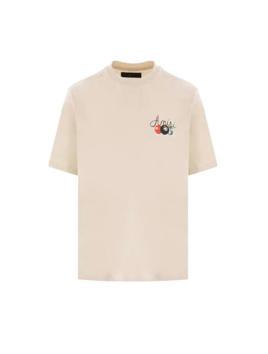 Amiri Pool Cue T-Shirt Alabaster