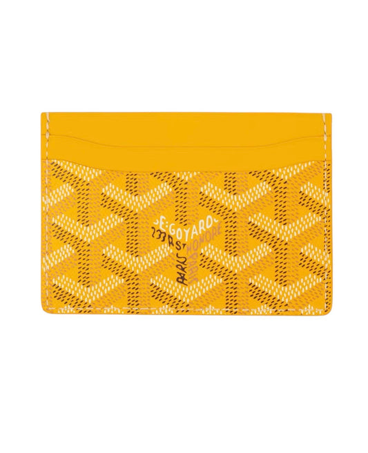 Goyard Saint Sulpice Card Holder - Yellow