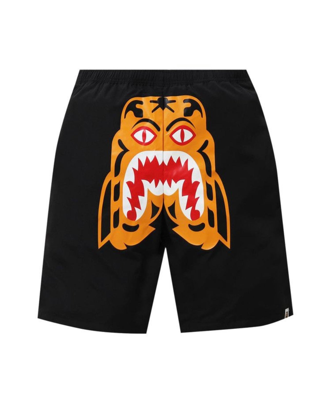 Bape Tiger Beach Shorts Black