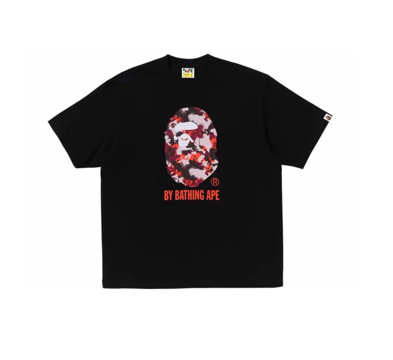 Bape Map Camo By Bathing Ape Relaxed Fit T-Shirt Black