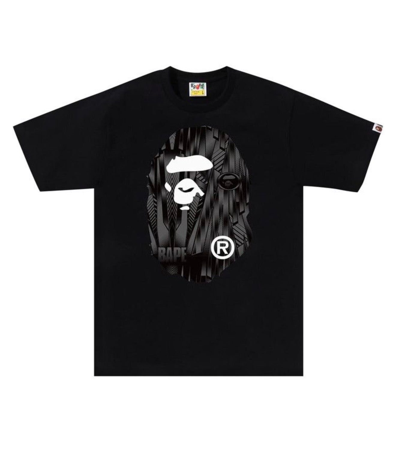 Bape Speed Racer Big Ape Head T-Shirt Black